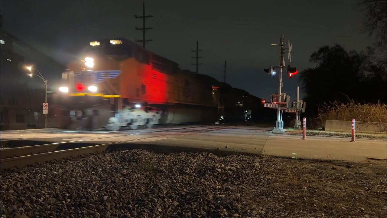 UP 8166 rolls tanks past Elmhurst IL