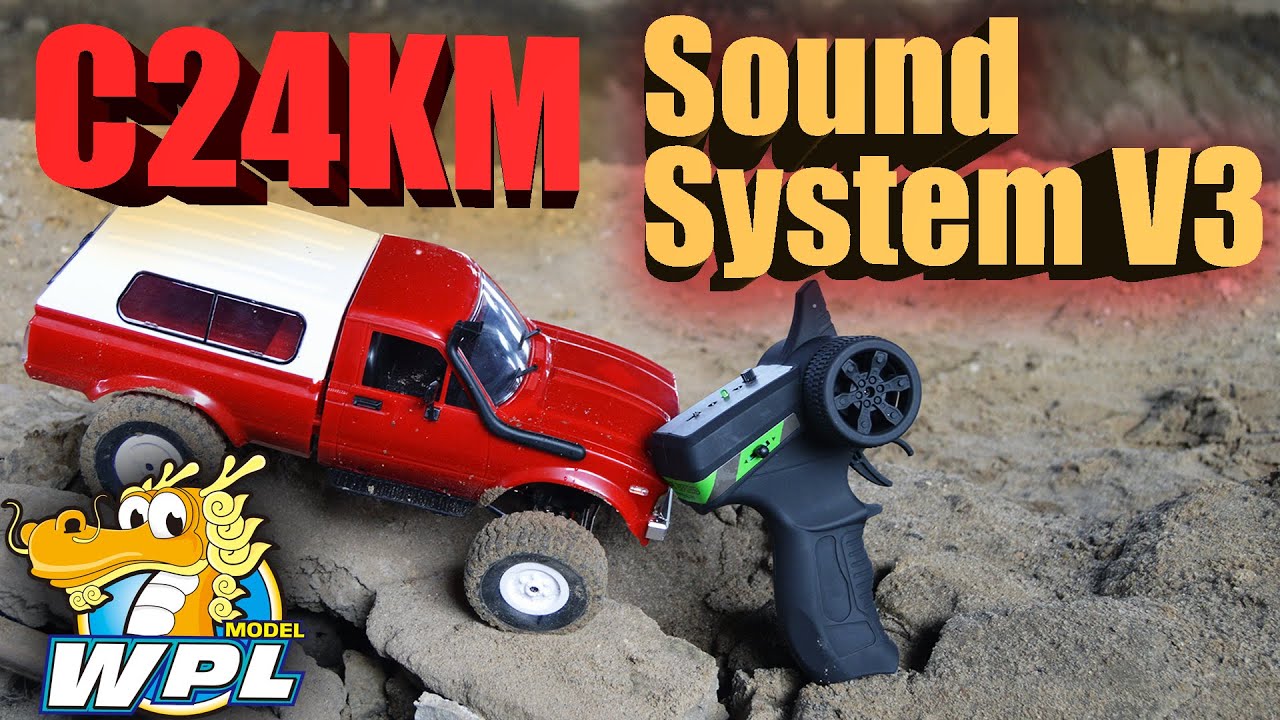 Обкатываем WPL C24KM. Тесты Аппаратуры WPL Sound System v3