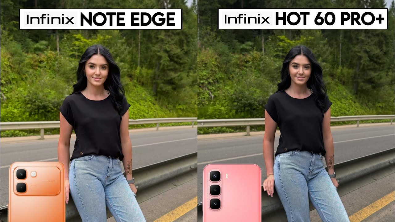 Infinix Note Edge 5G Vs Infinix Hot 60 Pro Plus Camera Test & Comparison 