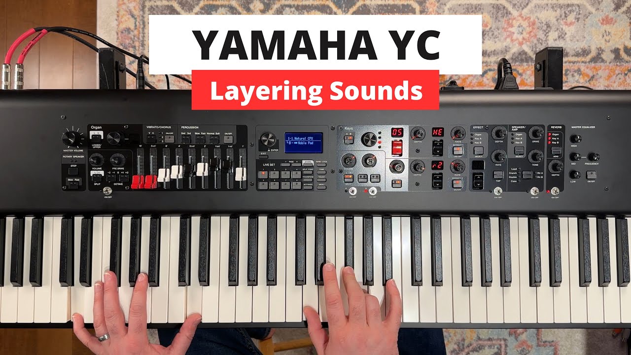 Yamaha YC88 — создание многослойного звука фортепиано и синтезатора