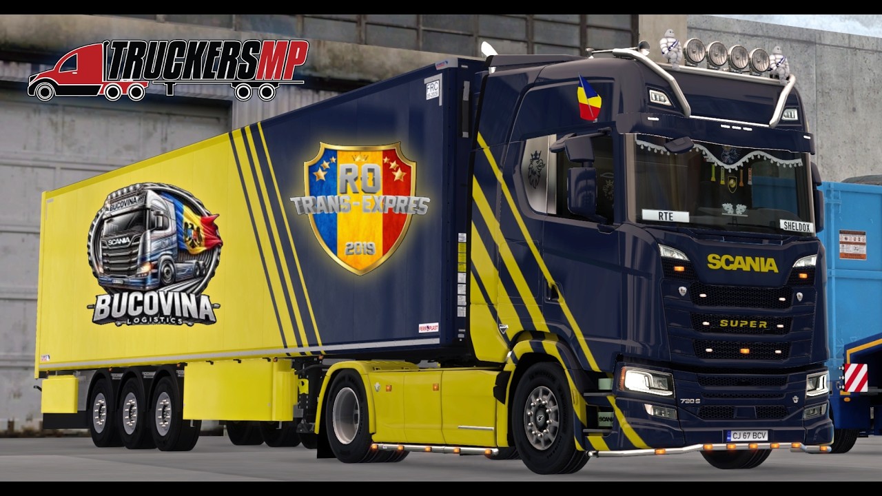 🚚LIVE⁉️Curse lungi pe TruckersMP pentru TrucksBook si [RO] Trans Express Hub 🛣  #truckersmp #ets2