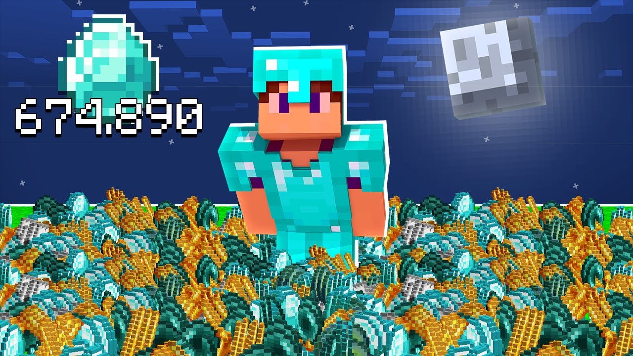 MINECRAFT MAS TODOS BLOCOS QUE VOCÊ PISA MULTIPLICA