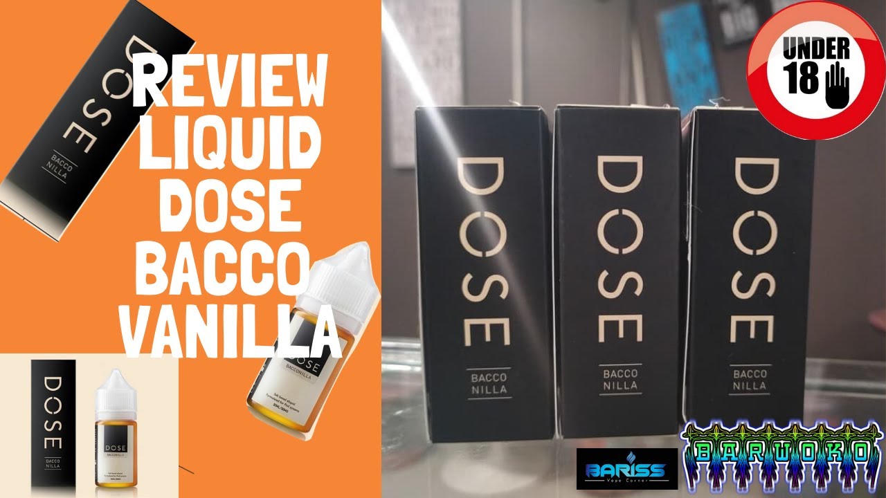 Review Liquid Salt DOSE bacco vanilla