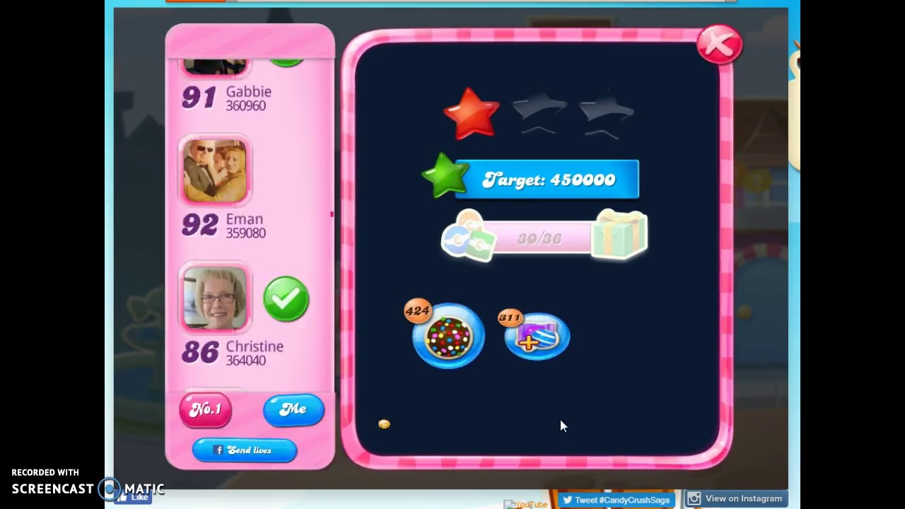 Candy Crush Level 2935 Audio Talkthrough, 1 Star 0 Boosters