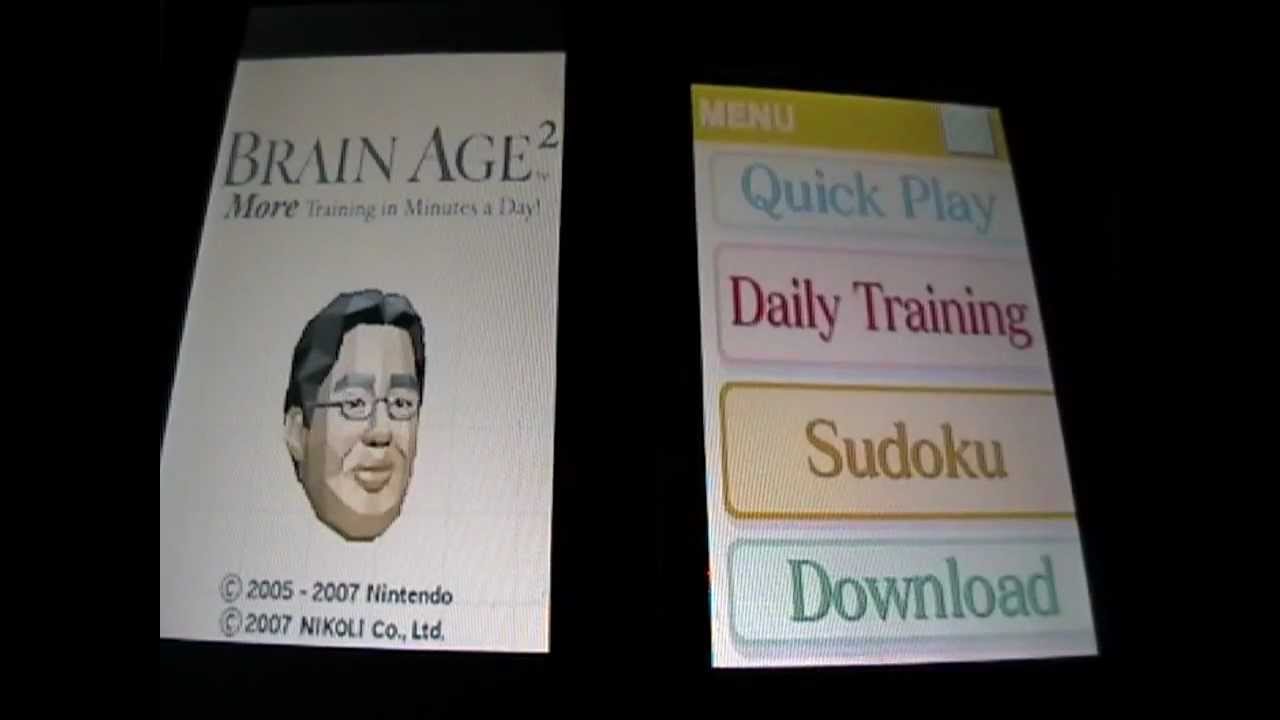Game & Watch 2013 — Brain Age 1+2 DS Часть 2