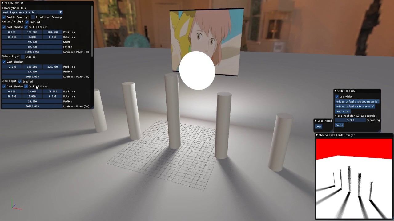 Real Time : Area Light Shadows