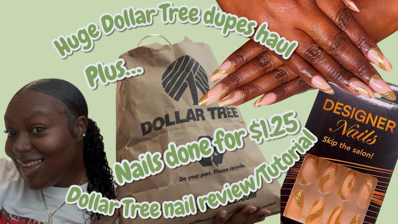 Давайте сравним эти аналоги из Dollar Tree с оригиналом! Урок/обзор накладных ногтей из Dollar Tr...