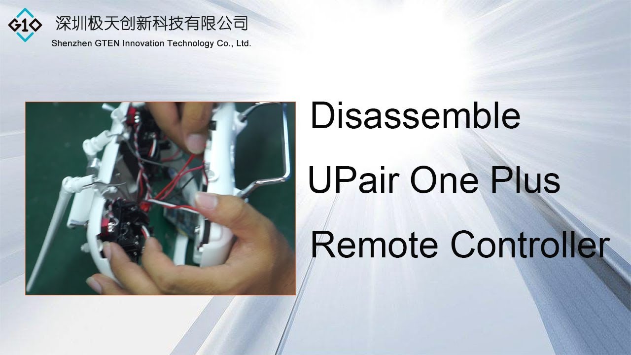 Disassemble Upair One Plus Version Remote Controller