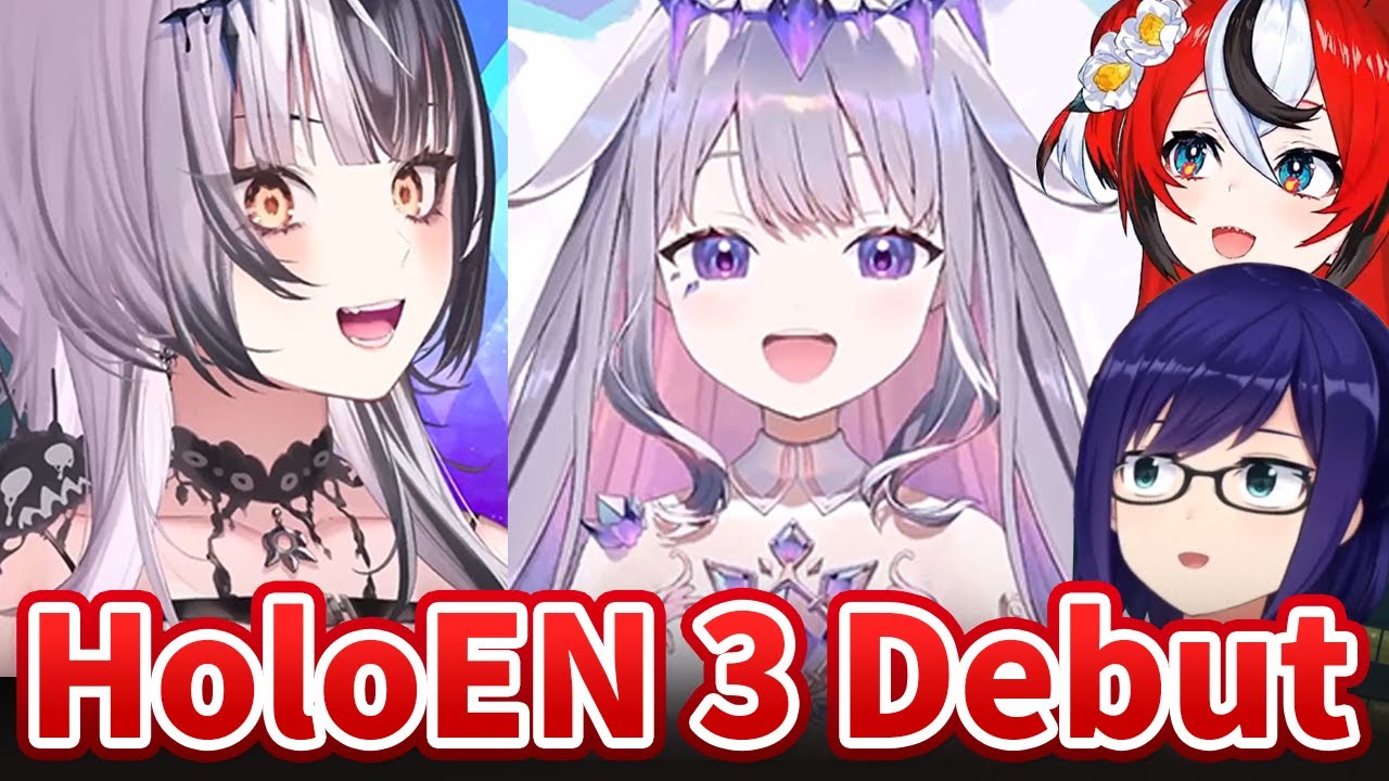 A-chan and Bae React to EN 3rd Gen Debut【Part1】【Hololive】