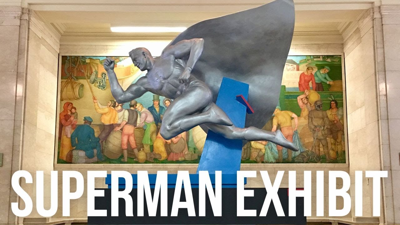 Exploring the Superman Exhibit at Cleveland Library: Rare Memorabilia & History!