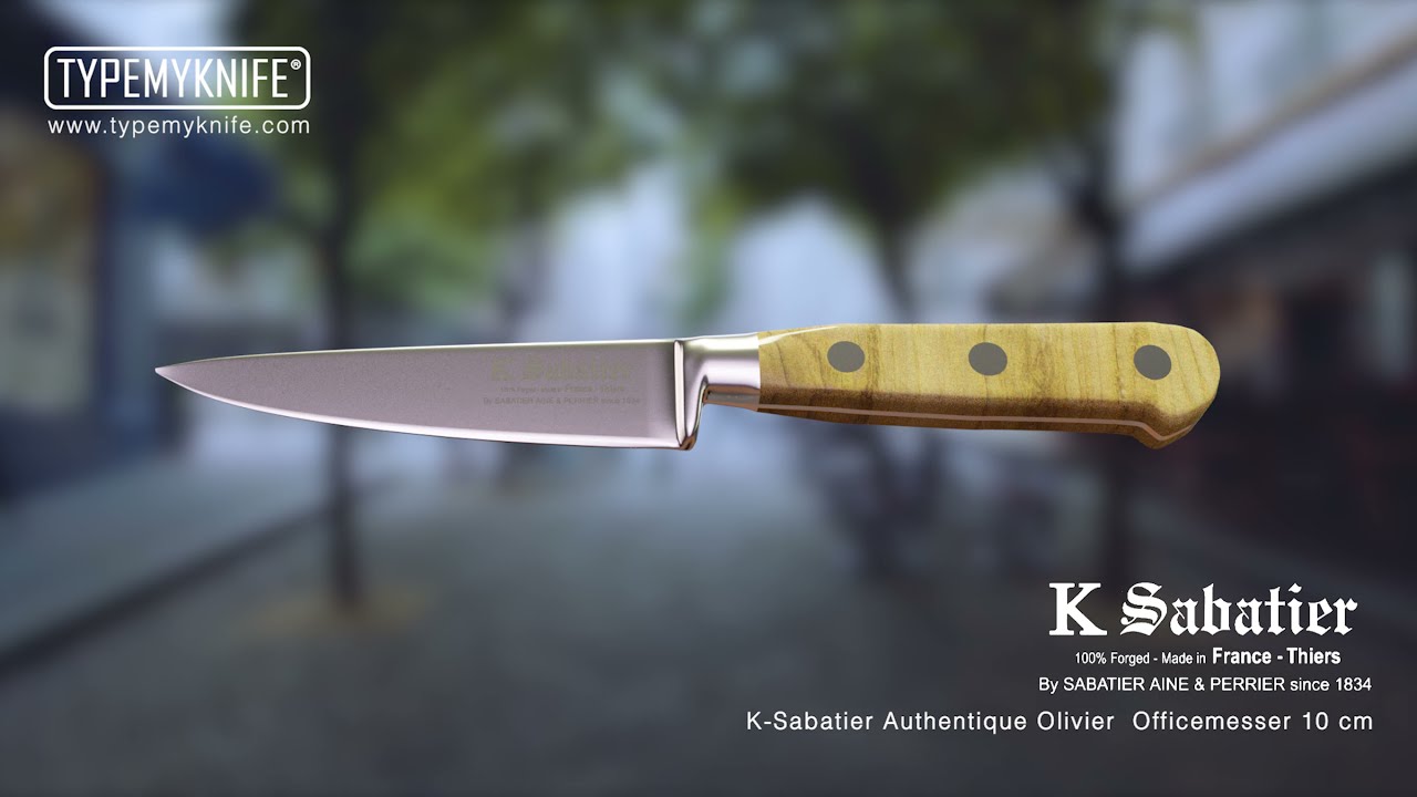 K Sabatier Authentique Olivier  Officemesser 10 cm