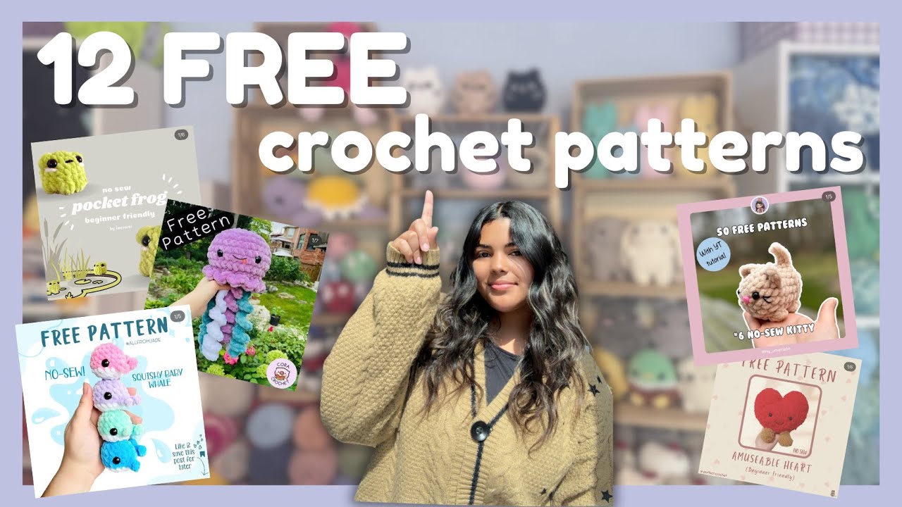 12 FREE Crochet Patterns you NEED to try!