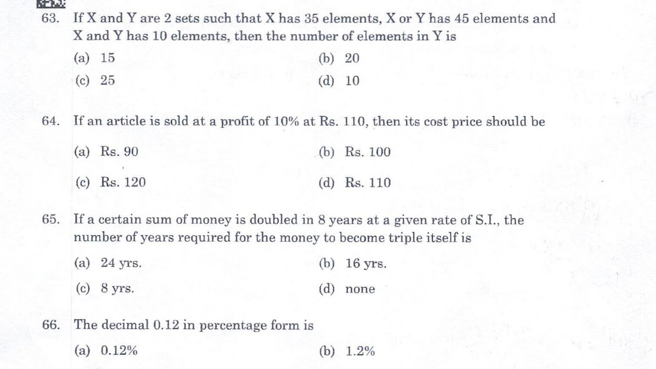 apssb ldc exam 2023 elementary maths part| apssb previous year question paper