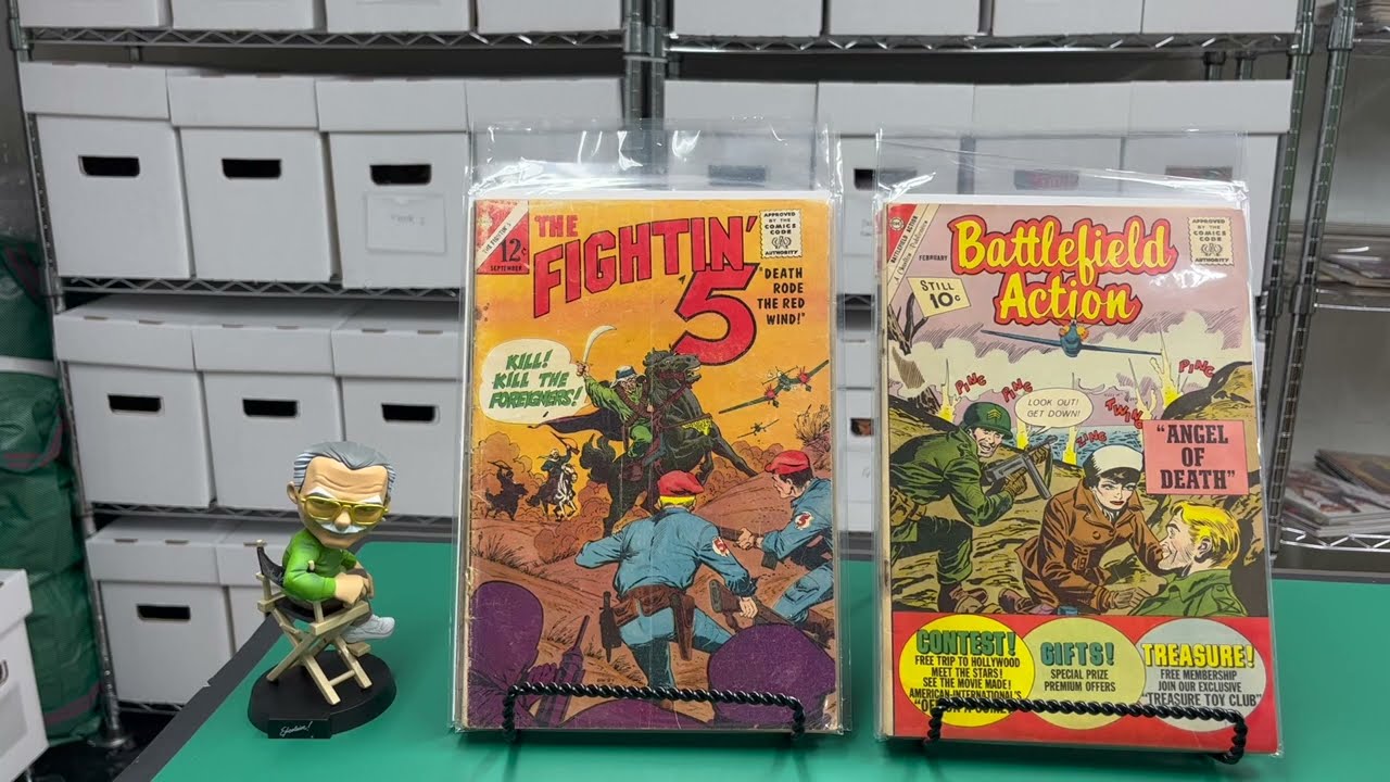 Comic Haul: A Stack of War Comics That Goes Back to Even the Golden Age