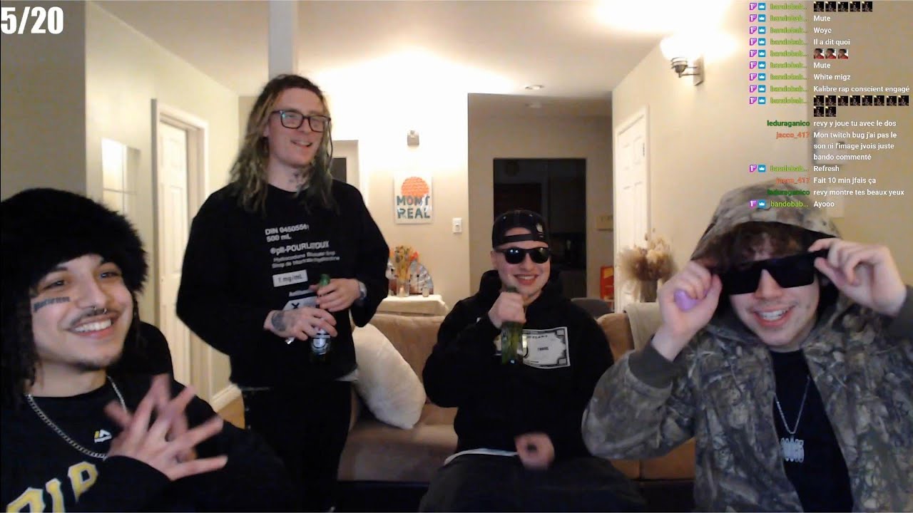 WHITE MIGZ, KALIBRE & REVY PULL UP EN STREAM ! ⚜️🇫🇷