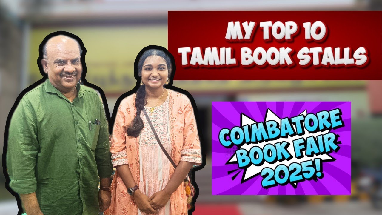 My Top 10 Tamil Book Stalls at Coimbatore Book Fair 2025 | With Book Recommendations & Prices