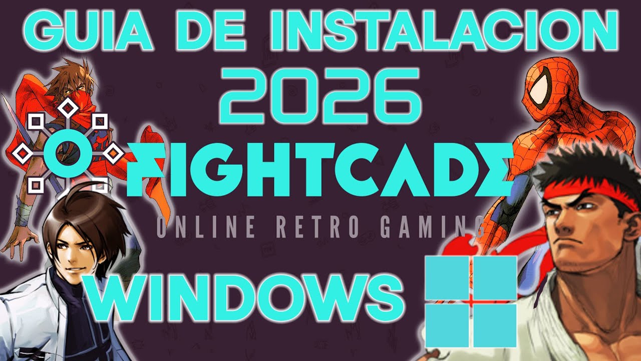 Gu&iacute;a de INSTALACI&Oacute;N FIGHTCADE 2026 para Windows 10 y 11