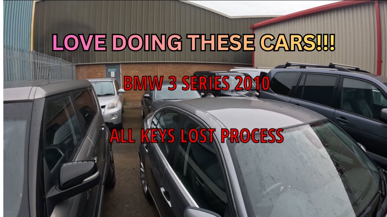 BMW 3 ALL KEYS LOST KEY PROGRAMMING PROCESS