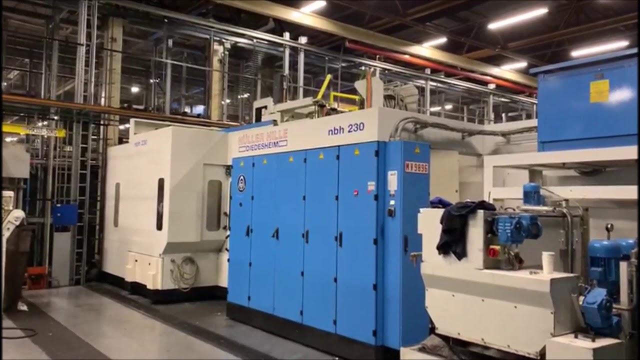 4 x HÜLLER HILLE nbh 230 R Horizontal Machining Centre