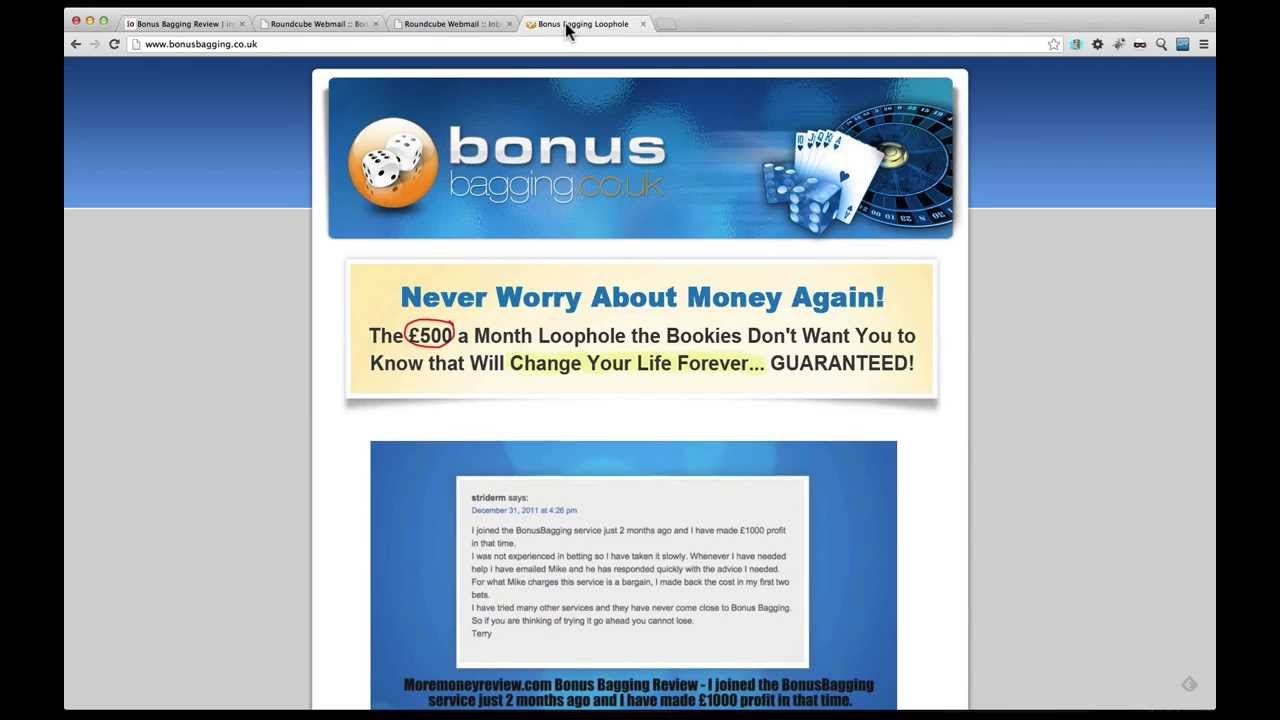 Bonus Bagging Scam? Here's a Step by Step Walkthrough.