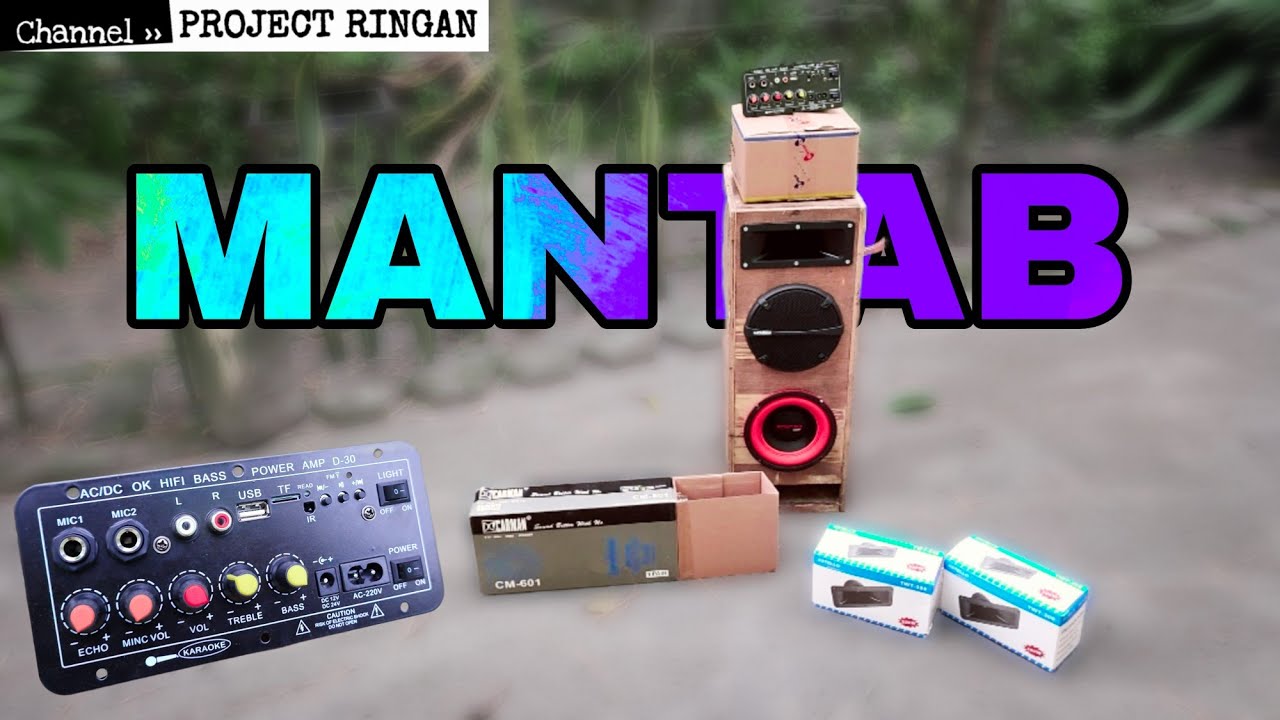 maksimalkan amplifier D10 dengan speaker ini