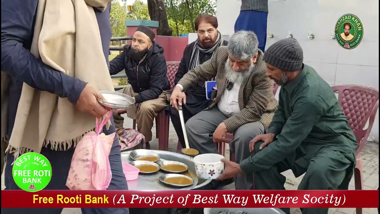 28 جنوری فری روٹی بنک | دوپہر کا کھانا | 1400 افراد | سفید چنے روٹی | @rootibank  | خدمت عزت