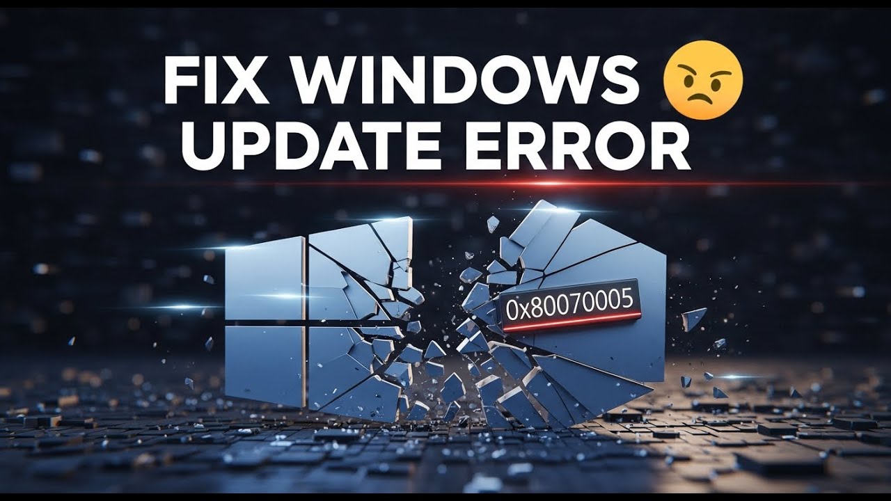 Windows Update Error 0x80070005 😵 Windows Update Install Error 0x80070005