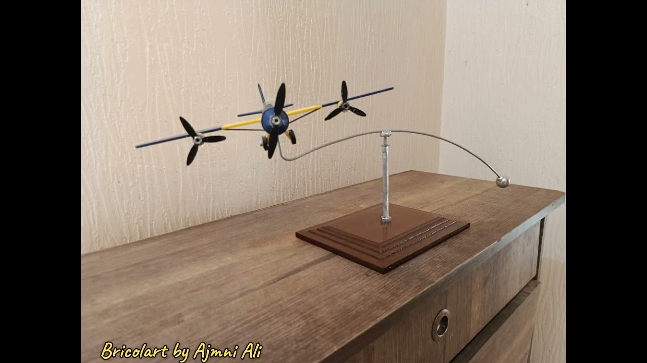 Avion équilibré : étapes de réalisation / equilibrium plane :making of #bricolage #diy #woodworking 