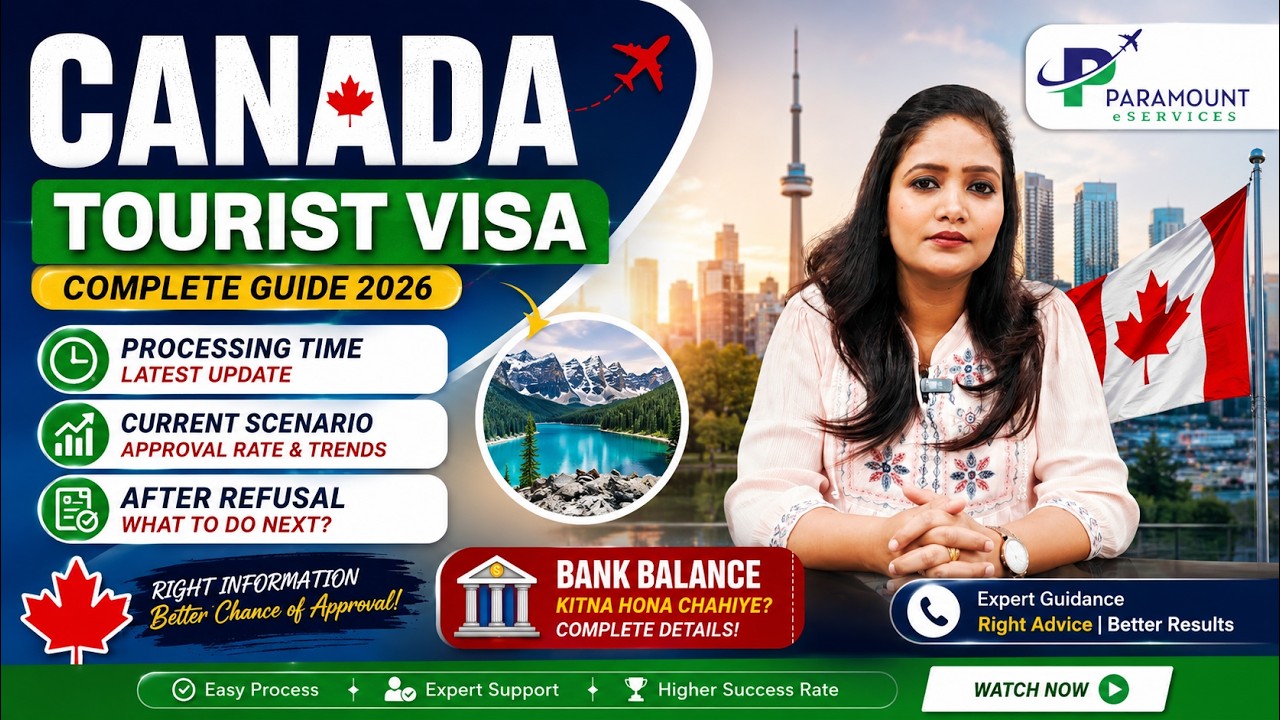 Canada Tourist Visa Latest Update 2026 | Processing Time, Bank Balance & Refusal | Complete Guide