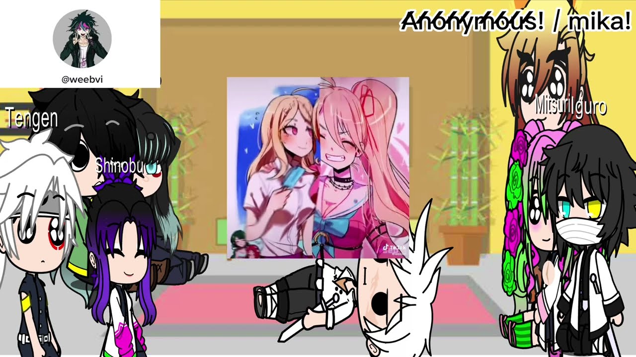 Hashira react to nezuko and tanjiro's future as kaede and kokichi 1/1