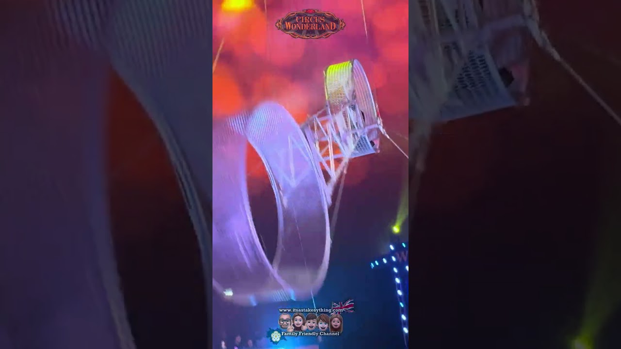 Solo on the Wheel of Death at Circus Wonderland 
