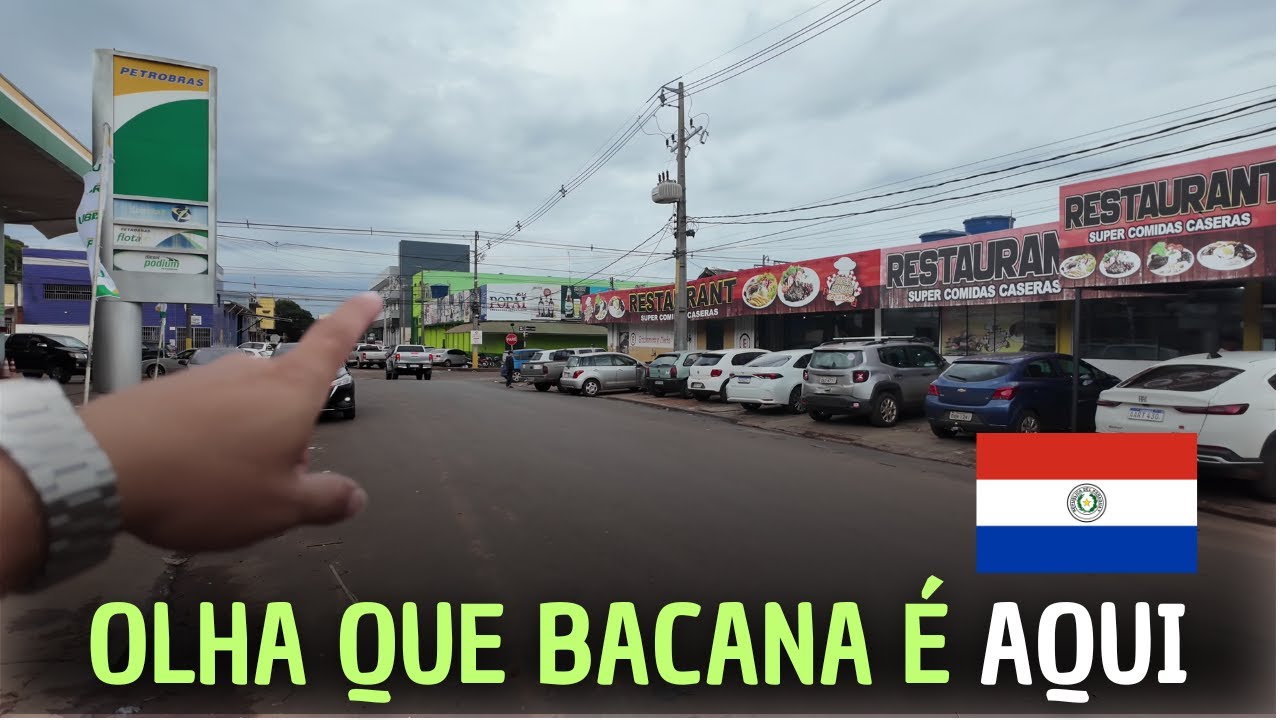 RESTAURANTE no PARAGUAI e PREÇOS no POPAI produtos IMPORTADOS em PEDRO JUAN CABALLERO