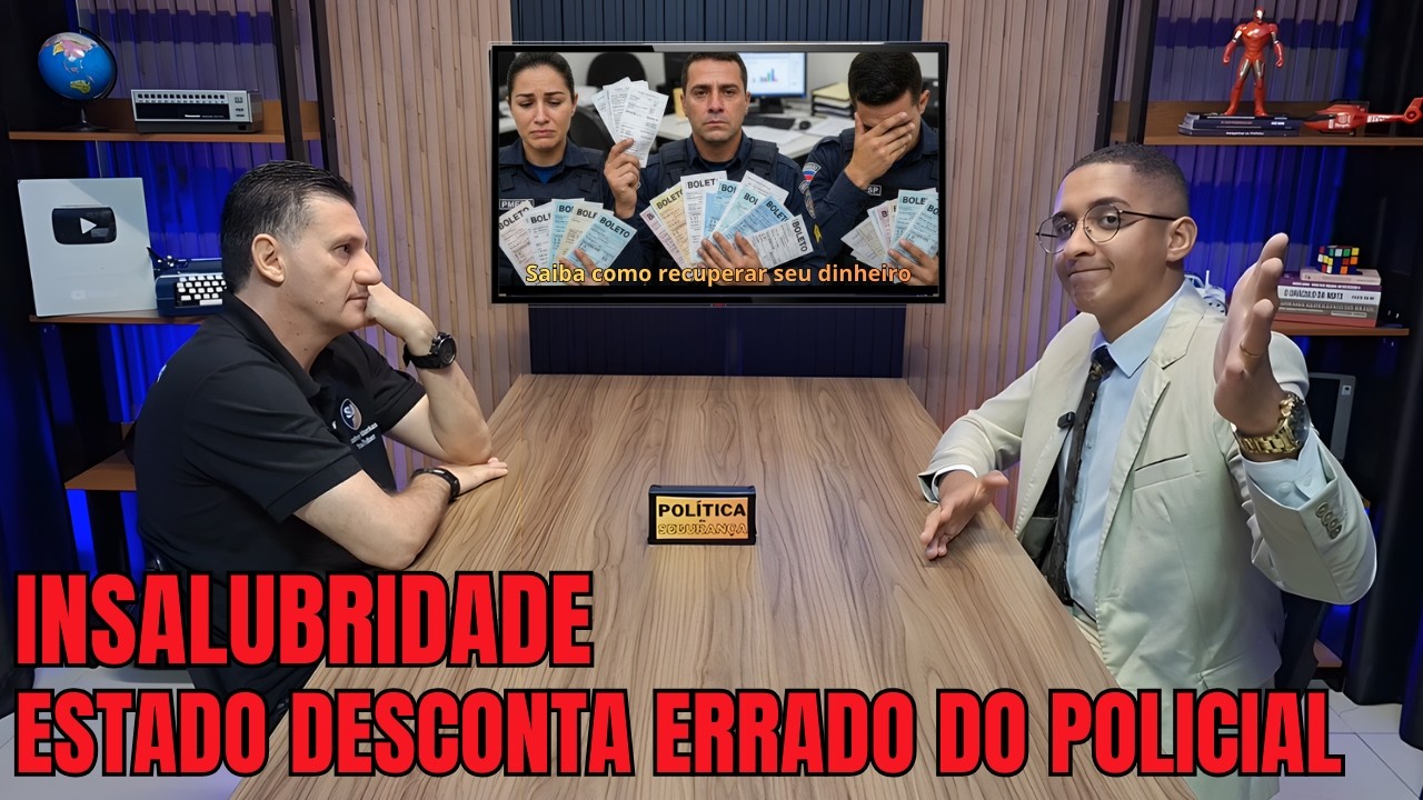 INSALUBRIDADE DE POLICIAIS: descontos indevidos com jurisprudência no TJSP