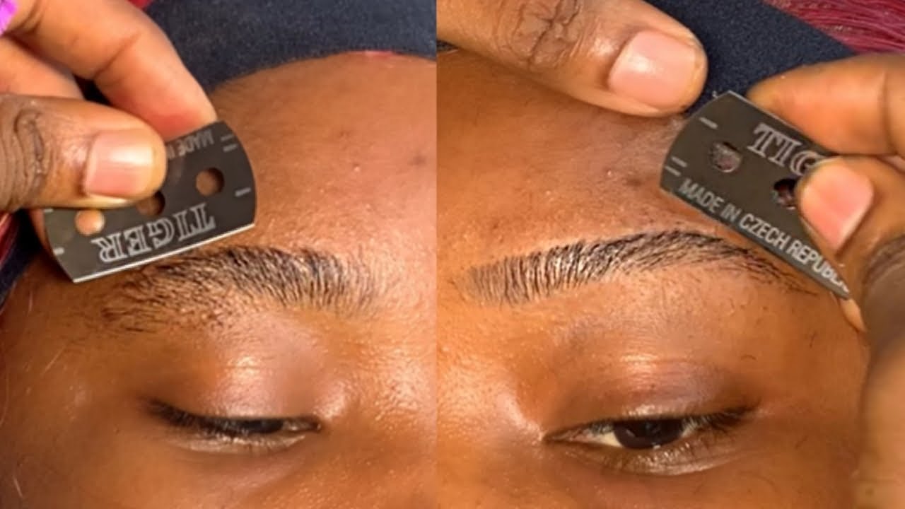 HOW TO CARVE EYEBROW WITH RAZOR: DETAILED EYEBROW TUTORIAL FOR BEGINNERS