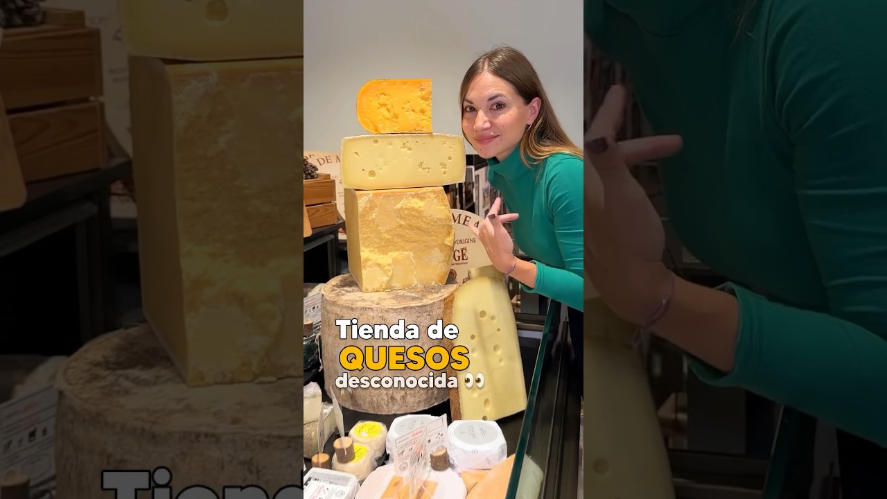 Tienda de QUESOS desconocida en Barcelona 📍 con @albafityoga