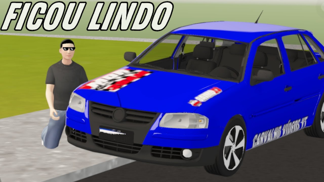 Coloquei a skin MAIS LENDÁRIA no meu Gol no  FIXA CLUB BRASIL#4