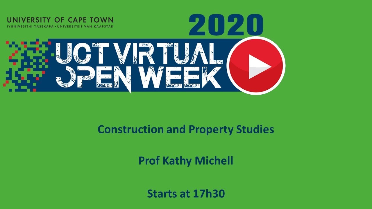 Construction Studies and Property Studies at UCT