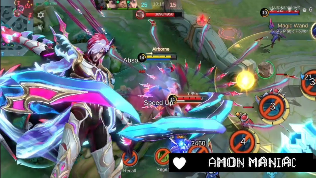 |Gampelay Aamon maniac Mobile Legend.