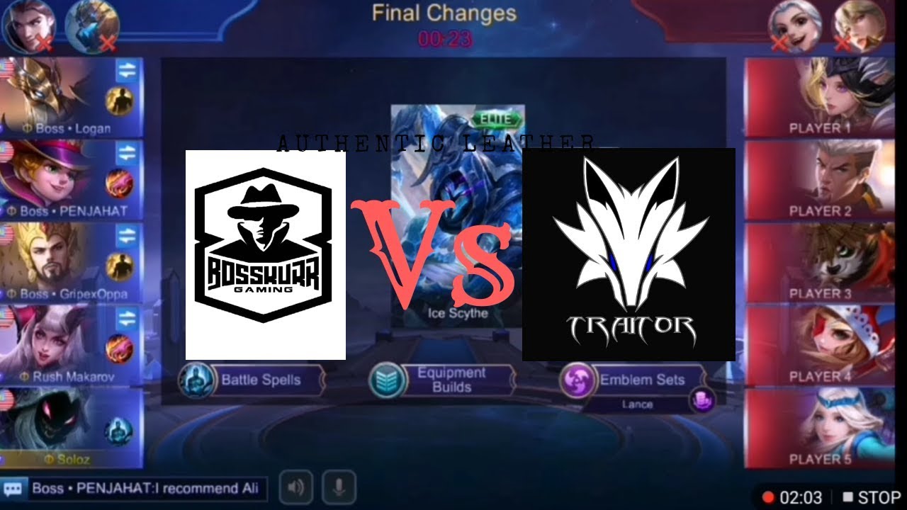 TEAM BOSSKUR VS TRAITOR DI RANK!! FREDO CASTER