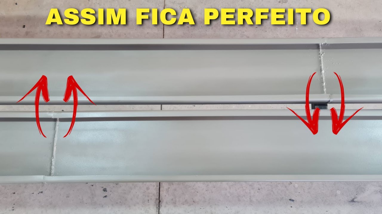 Como Fazer Emenda em Perfil Estrutural Alma Cheia