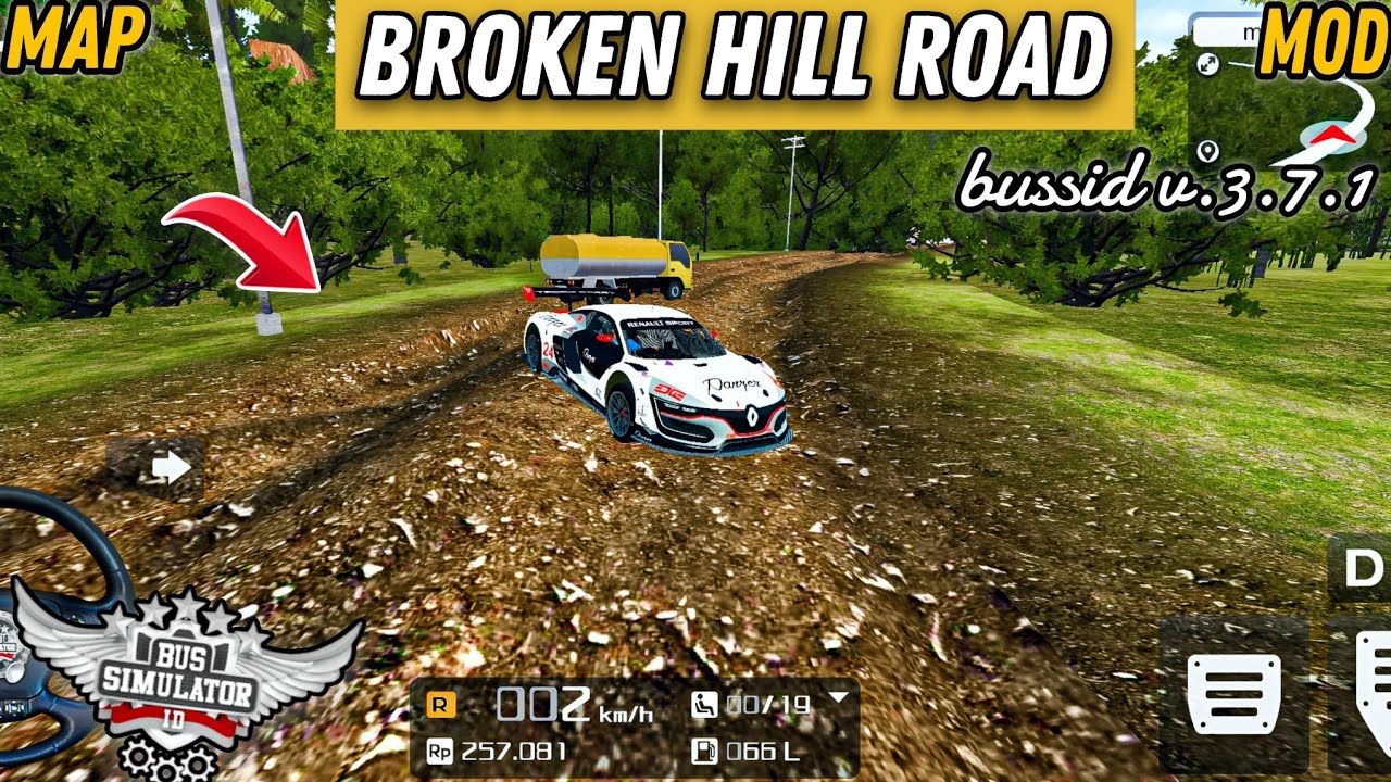 🚌 Broken Hill Road map mod for - bus simulator Indonesia v.3.7.1 | map mod bussid