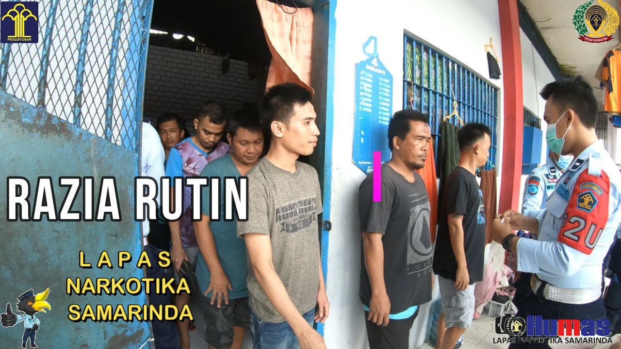 KEGIATAN RUTIN RAZIA BLOK HUNIAN WBP LAPAS NARKOTIKA SAMARINDA