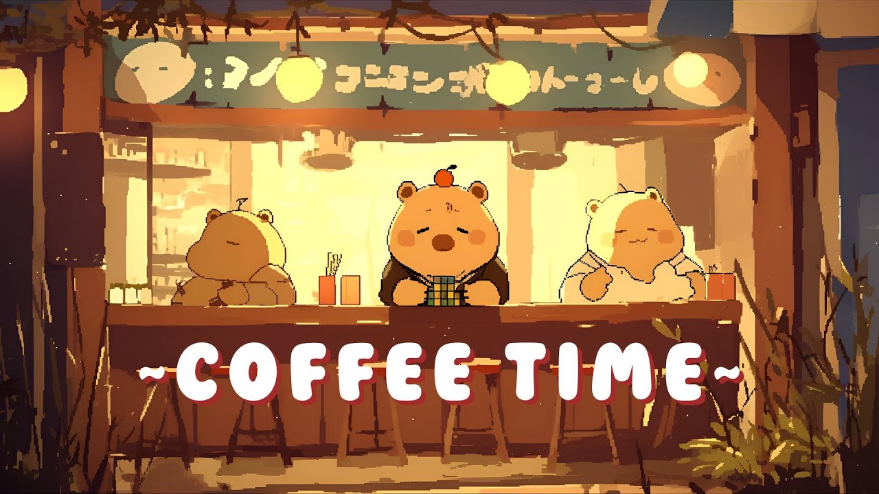 Capybara Chill Station | Relaxing Beats to Study/Sleep/Chill 🦫 🌙 📖 | Sleep Aid