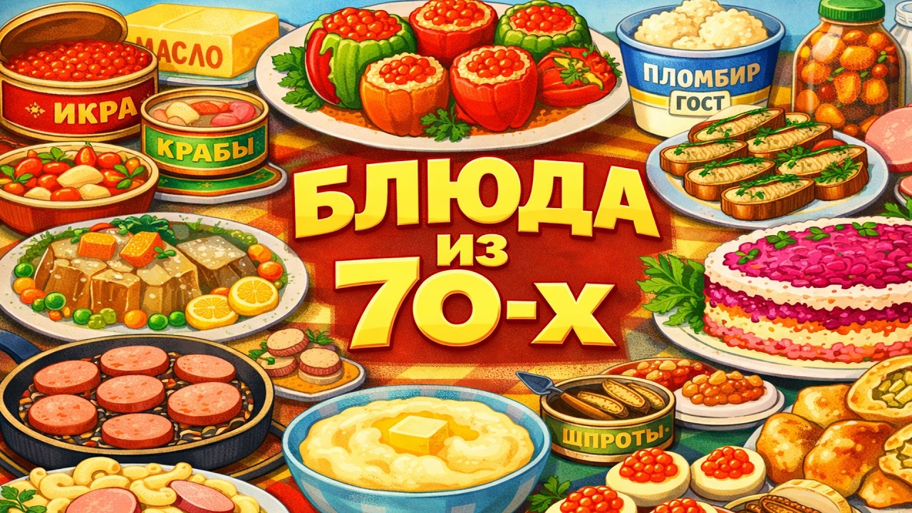 Советские блюда из 70-х. А вы помните?