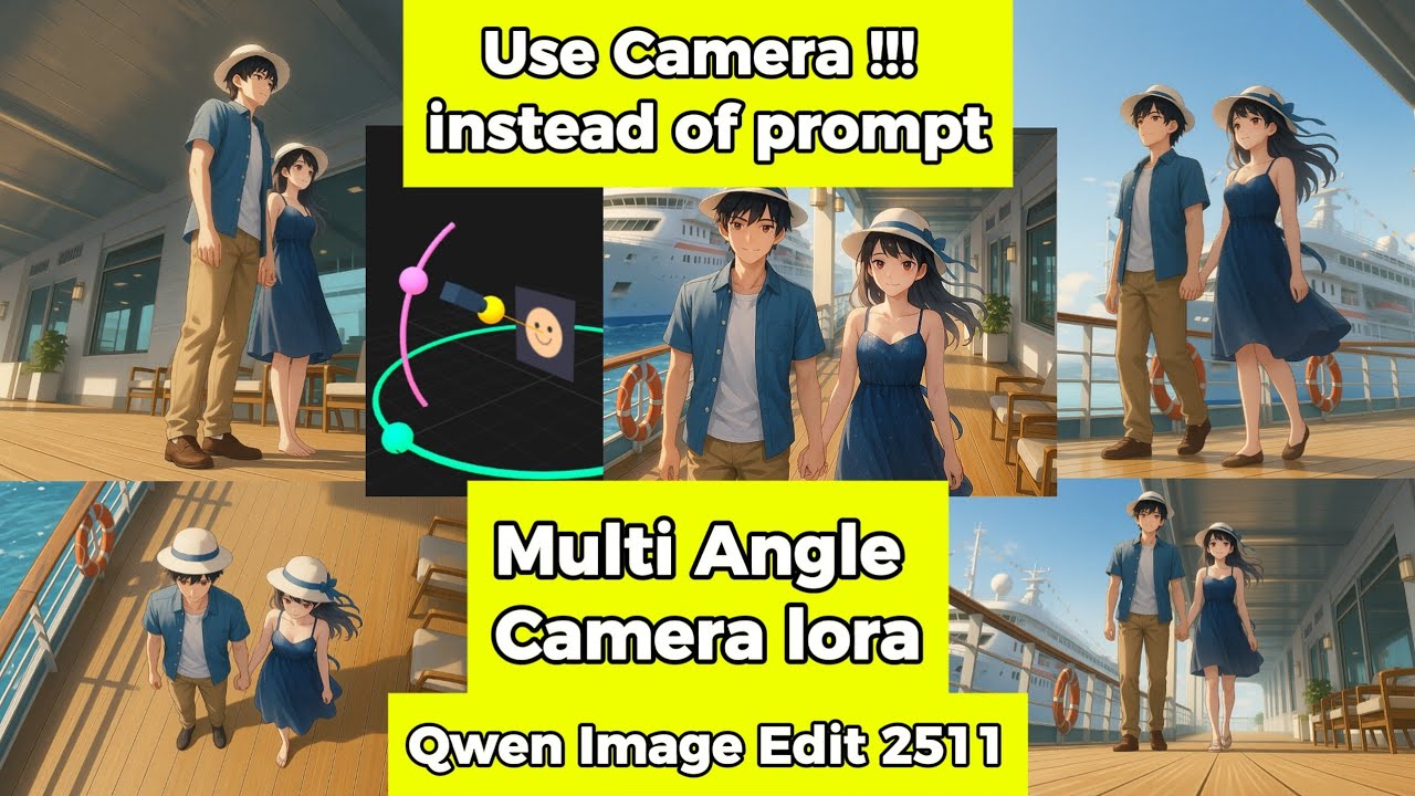 Real Storyboarding with AI &mdash; Multi-Angle Camera lora for Qwen Image Edit 2511