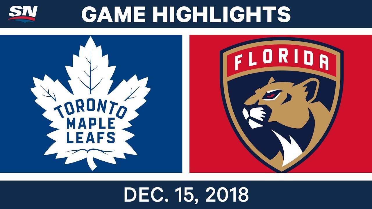 NHL Highlights | Maple Leafs vs. Panthers - Dec 15, 2018