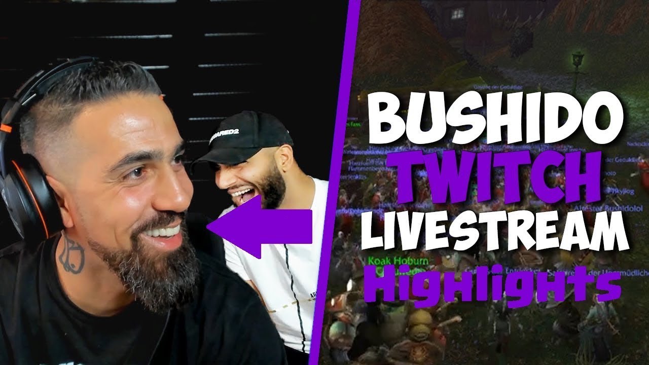 Bushido erf&uuml;llt sich Traum Spielt World of Warcraft auf Twitch! Bushido Trifft Montanablack