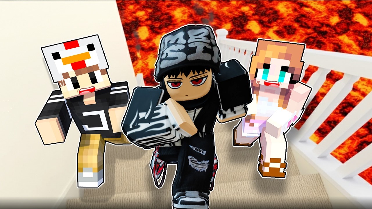 TAKBO HABANG MAY LUPA! | 100 PLAYER FLOOR IS LAVA | ROBLOX