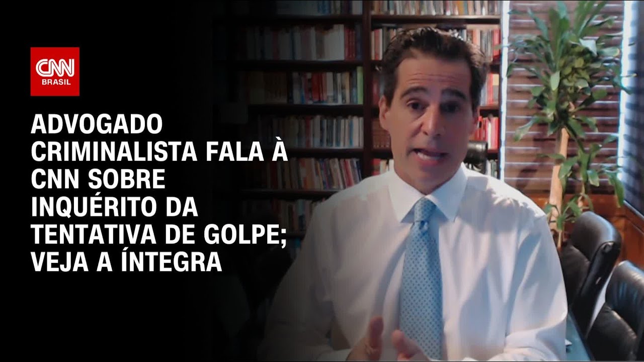 Advogado criminalista fala à CNN sobre inquérito da tentativa de golpe; veja a íntegra | LIVE CNN