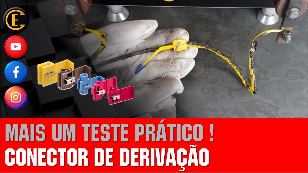 TESTAMOS O CONECTOR DE DERIVAÇÃO DA 3M - OS RESULTADOS SÃO SURPREENDENTES.